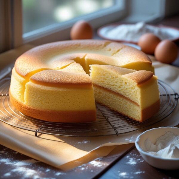 Bizcocho de naranja super esponjoso