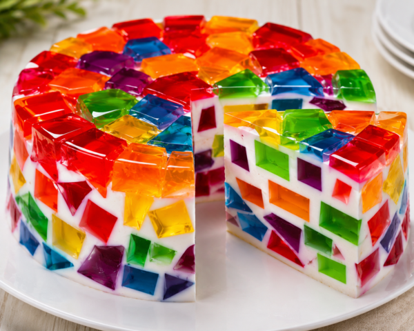 Gelatina de Mosaico Cremosa con Frutas y Yogurt: Receta Fácil, Refrescante y Perfecta para Vender