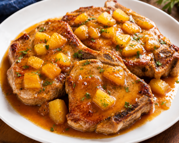 Chuletas en Salsa de Piña: Receta Jugosa, Agridulce y Perfecta para una Comida EspecialFabada Asturiana Autentica